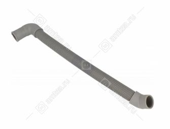 Шланг сливной (патрубок поддона) посудомоечной машины вход Г-образный Ø22 L=360 Midea, Gorenje, Asko, Korting, Hansa