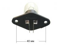 Лампа подсветки СВЧ-печей 20W 230В (с патроном) контакты под углом