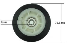 Колесо (ролик) для сушильных машин BOSCH, SIEMENS