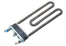 ТЭН (нагреватель) L=185 мм, 1900W, прямой с отверстием стиральной машины Indesit, Bosch, Samsung, Ardo