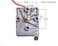 Термостат регулируемый (2 контакта) стиральной машины Indesit, Ariston